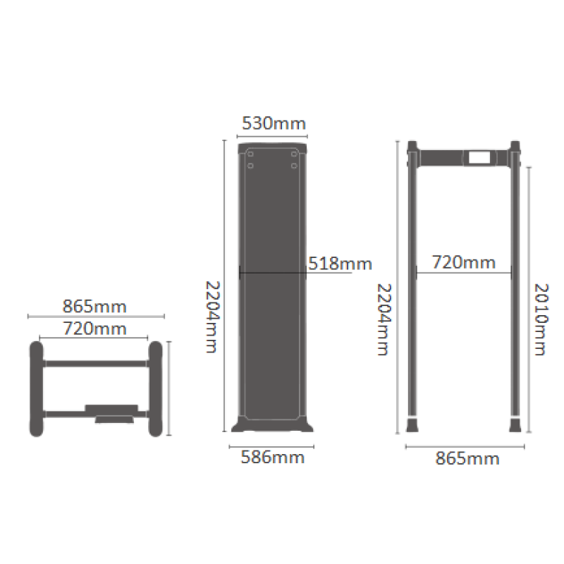 Security Equipment Manufacturer - MD-600HD 7-inch Display