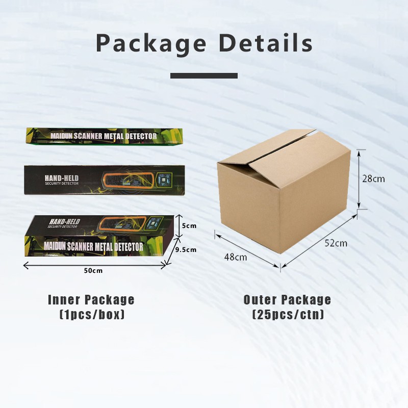 Gold Detector Manufacturer - MD-701F 8-Inch Rechargeable