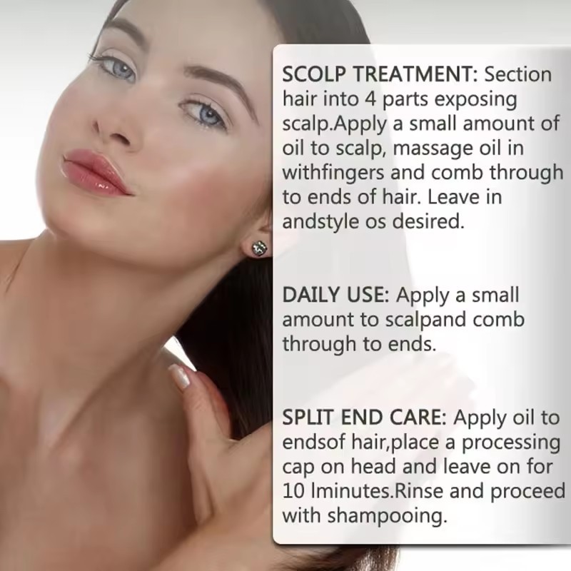 Private Label LANORIENT Organic Repair Hair Damage Improve Smoothness Promote Hair Growth Rosemary Oil