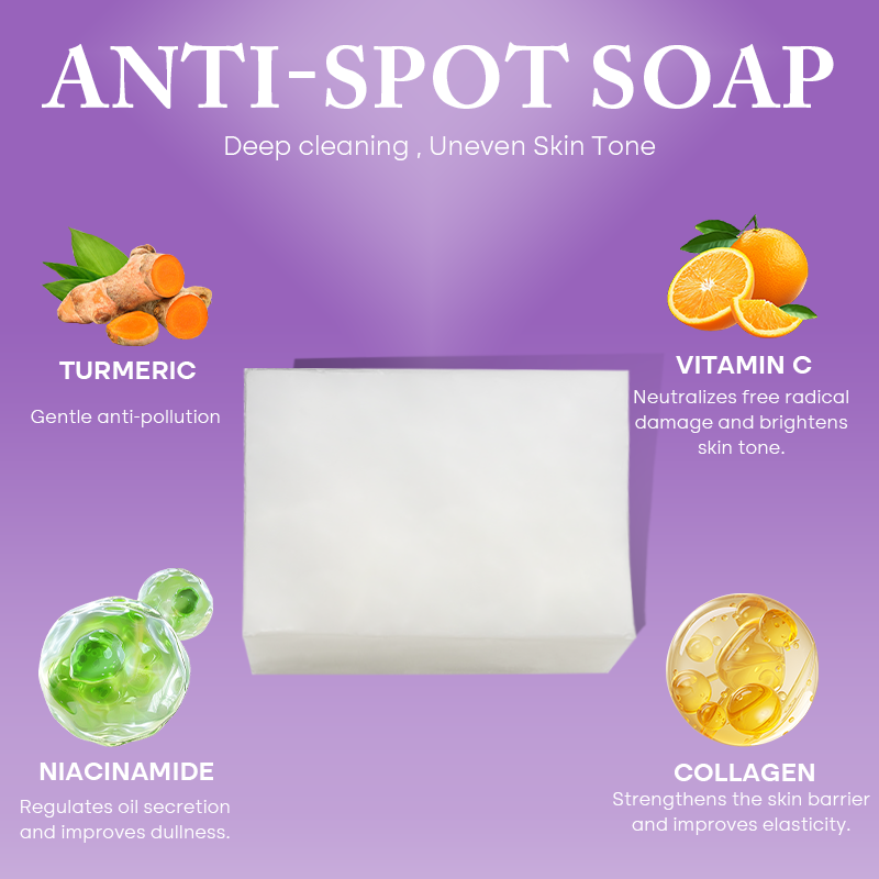 Private Label Organic Body Bath Product Vitamin E Dark Spot Removal Deep Skin Cleansing Exfoliation Nicotinamide Handmade Soap