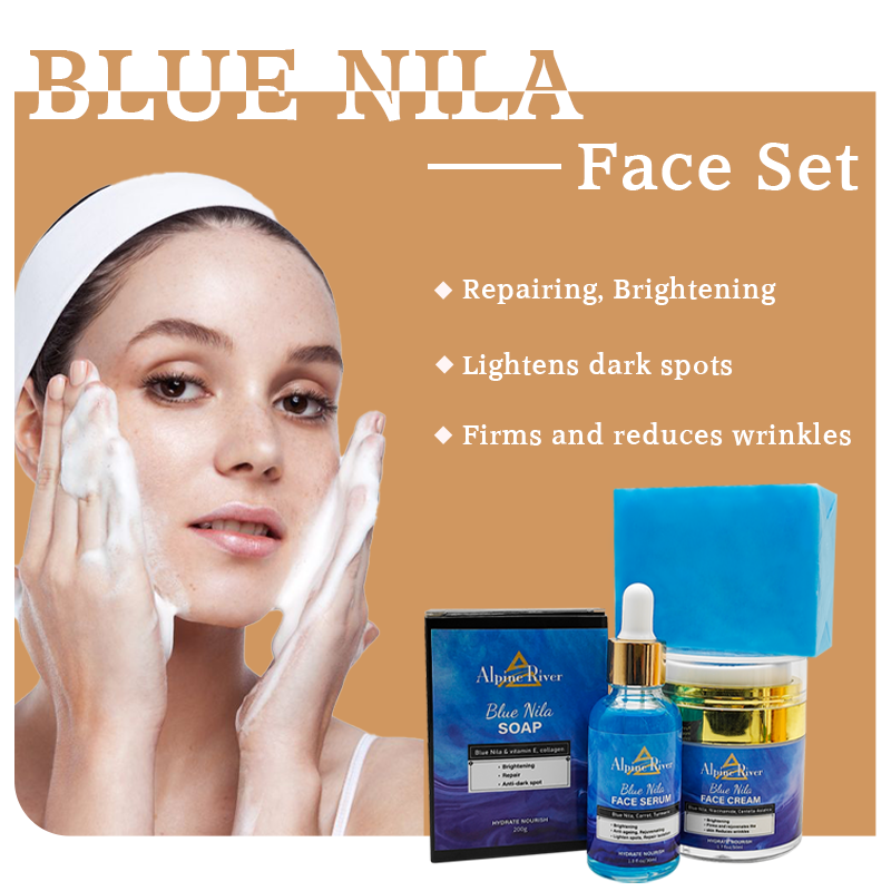 OEM Korean Skin Care Products Organic Vitamin E Skin Whitening and Moisturizing Nila Facial Skin Care Set for Women