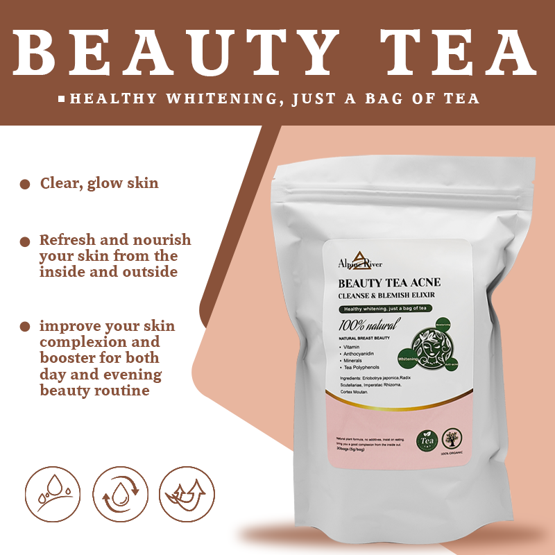 OEM Customization Health Care Products Natural Organic 100% Herbal Detox Beauty Tea for Acne