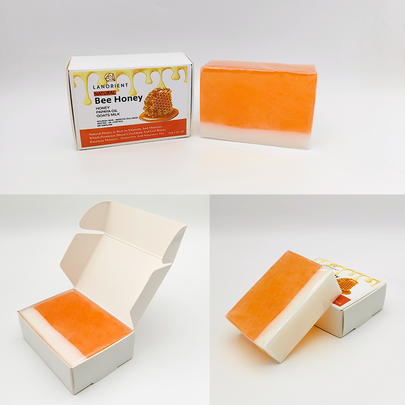 Natural Organic Non-Irritating Skin Whitening and Exfoliating Handmade Goat Milk Honey Soap Bar Goat Milk Whitening Soap