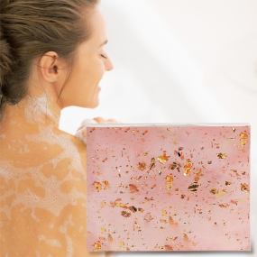 Private Label 24k Gold Organic Handmade Soap Vitamin C Skin Whitening Deep Cleaning Kojic Acid Glutathione Soap Bar