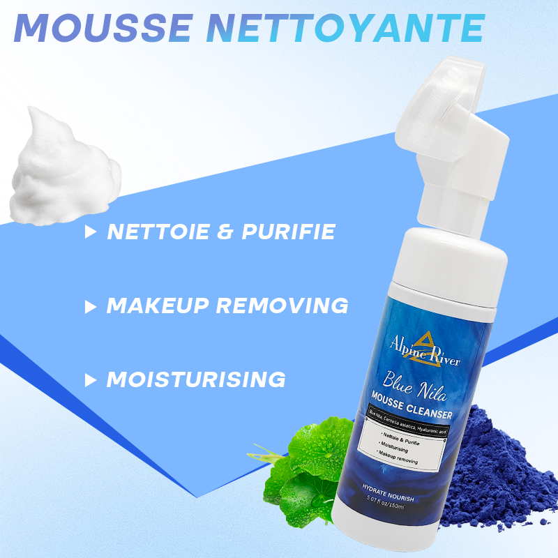 Low MOQ Custom Logo Organic Vitamin C Skin Whitening Exfoliating Nila Facial Cleanser Skin Moisturizing Nourishing Facial Wash