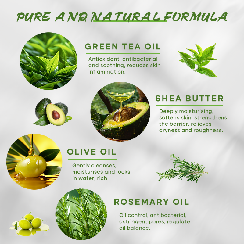 Low MOQ Custom Organic Handmade Soap Jasmine Scented Bath Products Exfoliating Skin Anti-Acne Tea Tree Soap Bar for Women