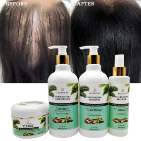 Factory Direct Sale of Natural Shampoo Vitamin Nourishing Scalp Anti-Dandruff Hair Care Set Wholesale for Black Women
