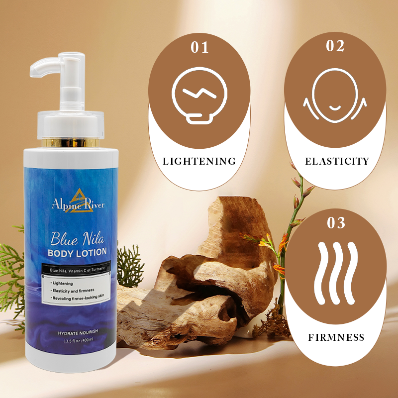 OEM Custom Logo Organic Perfume Skin Moisturizing Body Whitening and Lightening NILA Body Lotion for All Skin Types