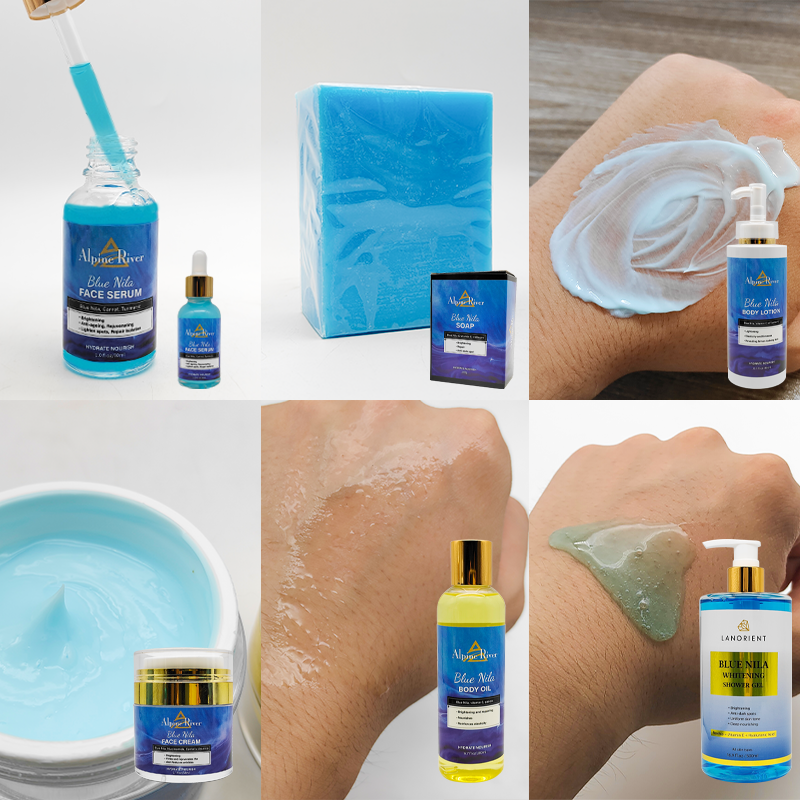 Korean Skin Care Beauty Product Organic Vitamin E Turmeric Remove Dark Spots Moisturizing Skin Whitening NILA Skin Care Set