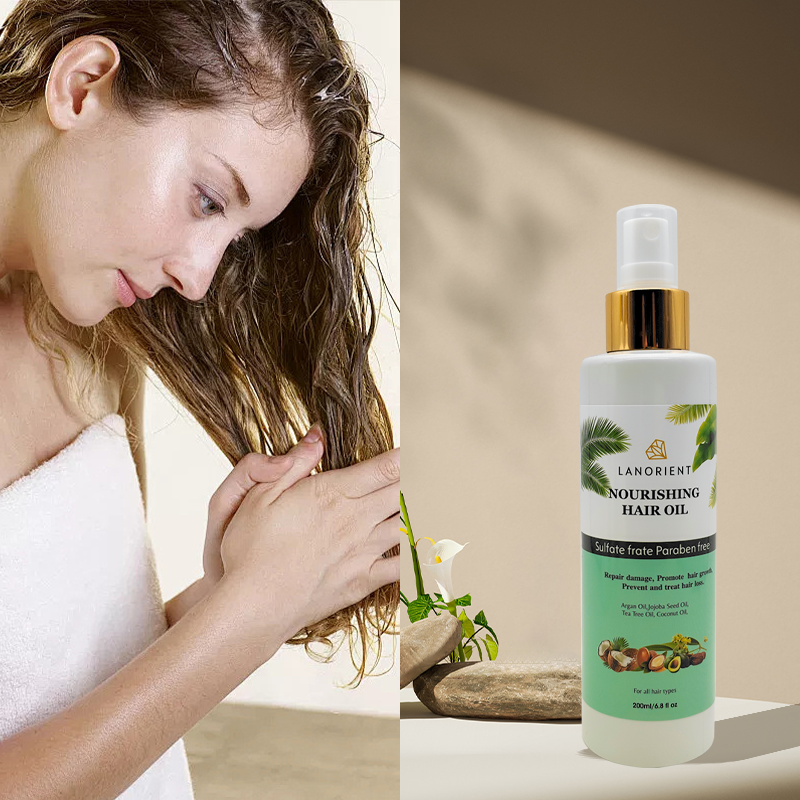 OEM Wholesale Pure Organic Olive Oil Hair Care Products Natural Argan Repair Nourishing Indian Hair Oil for Hair