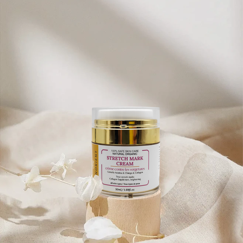 Private Label Natural Organic Body Care Products Vitamin E Rose Hip Oil Stretch Mark Removal Cream for Women