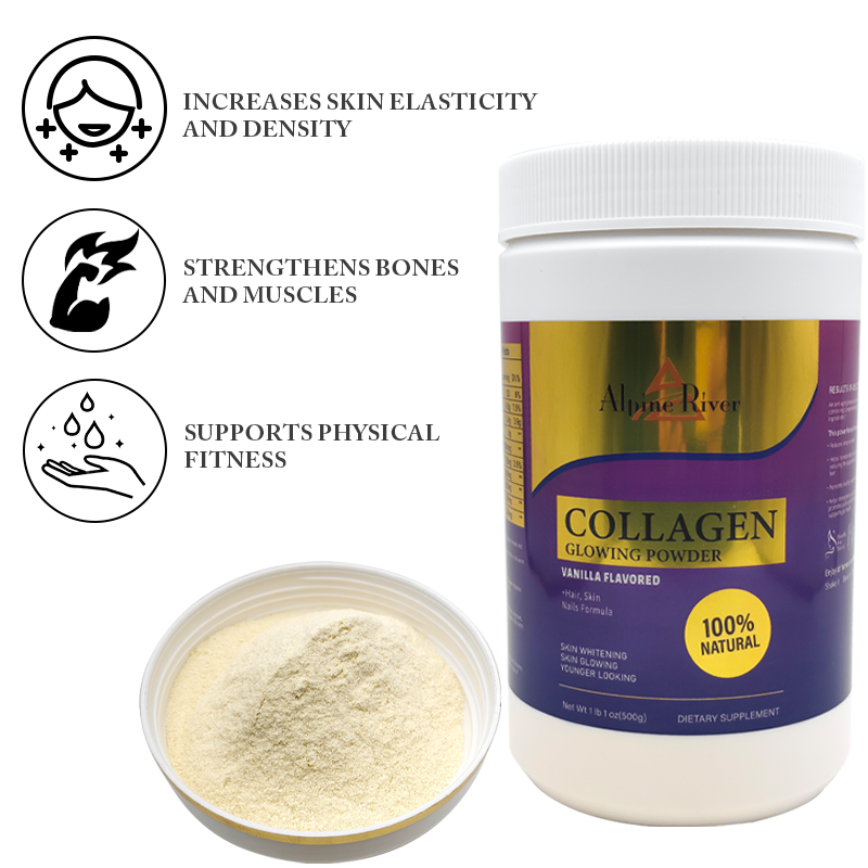 Organic Vegan Collagen Protein Powder Beauty Supplement for Adults Not for Teenagers and Pregnant Women