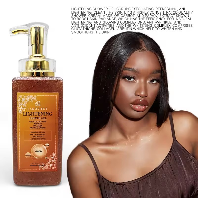 Private Label LANORIENT Organic Vitamin C Whitening Skin Care Set Lightening Spot Lightening Skin Tone Anti-aging Skin Care Set