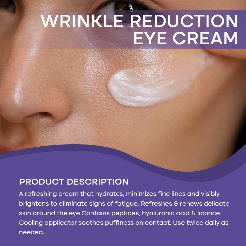 OEM Wholesale Vitamin C Facial Care Products Eye Bag Removal Cream Anti-Wrinkle Removal Retinol Ball Eye Cream for Adults