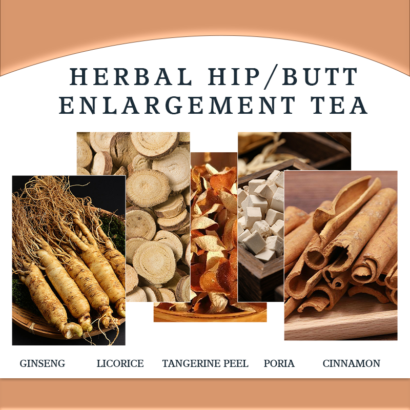 OEM Custom Natural Organic Herbal Supplement for Women's Butt Enlargement Tea Maca Supplement Tea for Women