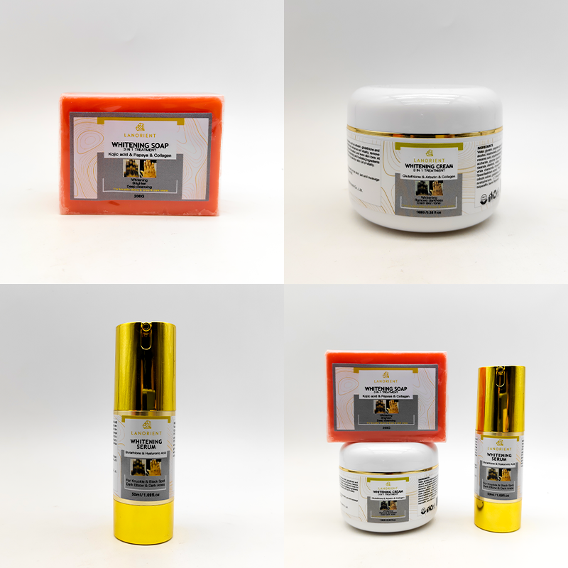 OEM Custom Skin Care Product Vitamin E L-Glutathione Whitening and Moisturizing Skin Care Set (New) for All Skin Types