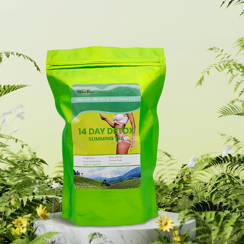 Private Labels LANORIENT Organic Herbal Body Burning Fat Slimming Tea Weight Loss Tea Bag for Adults