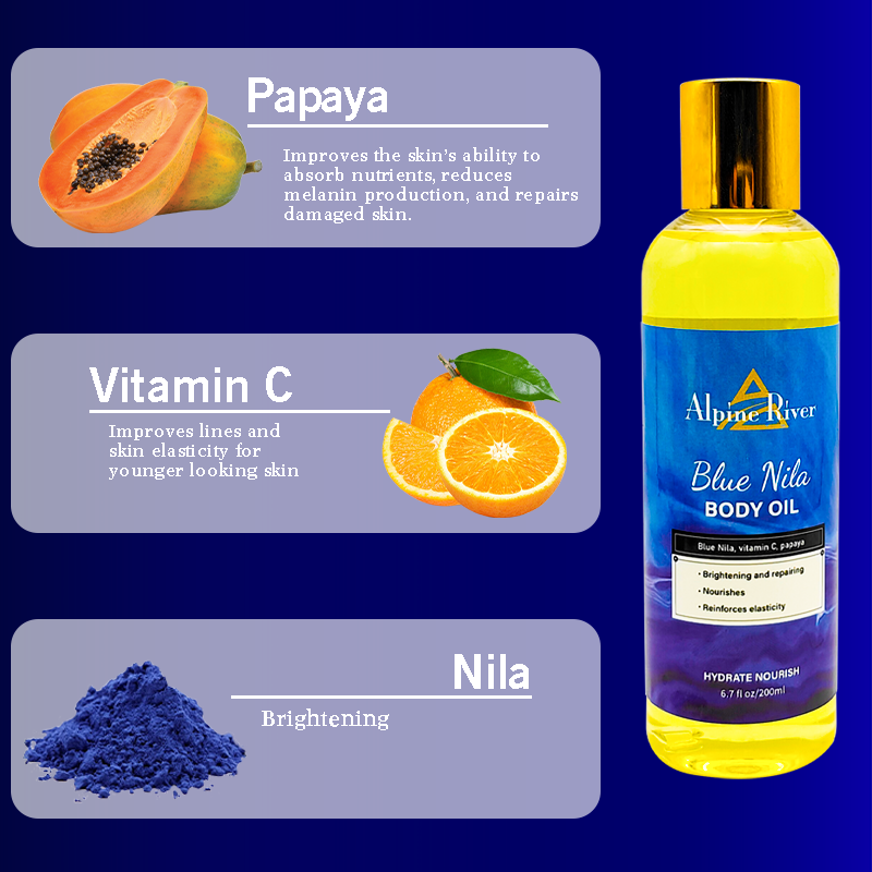 OEM Natural Organic Vitamin C Skin Whitening Radiance Body Moisturizing Papaya Oil Nila Oil for Black Women