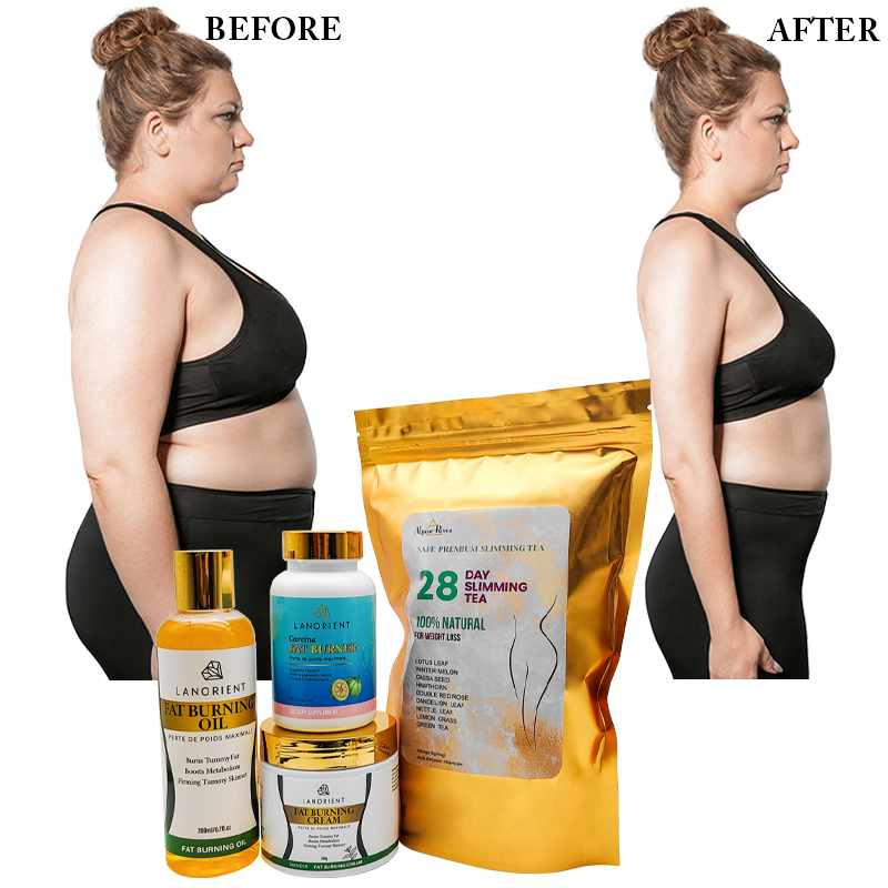 Private Label Body Care Products Natural Organic Vitamin E Papaya Oil Fast Fat Burning Weight Loss Slimming Cream Set for Women