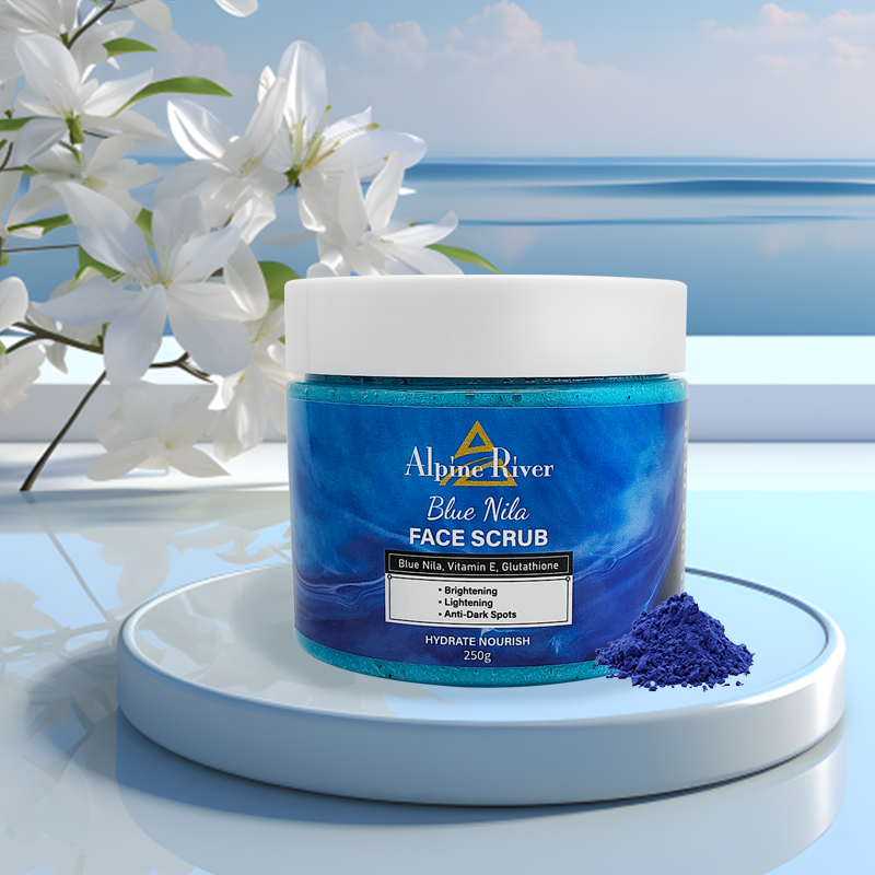 Private Label Body Bath Products Skin Whitening Exfoliating NILA Scrub Remove Dark Spots Brightening Face and Body Scrub