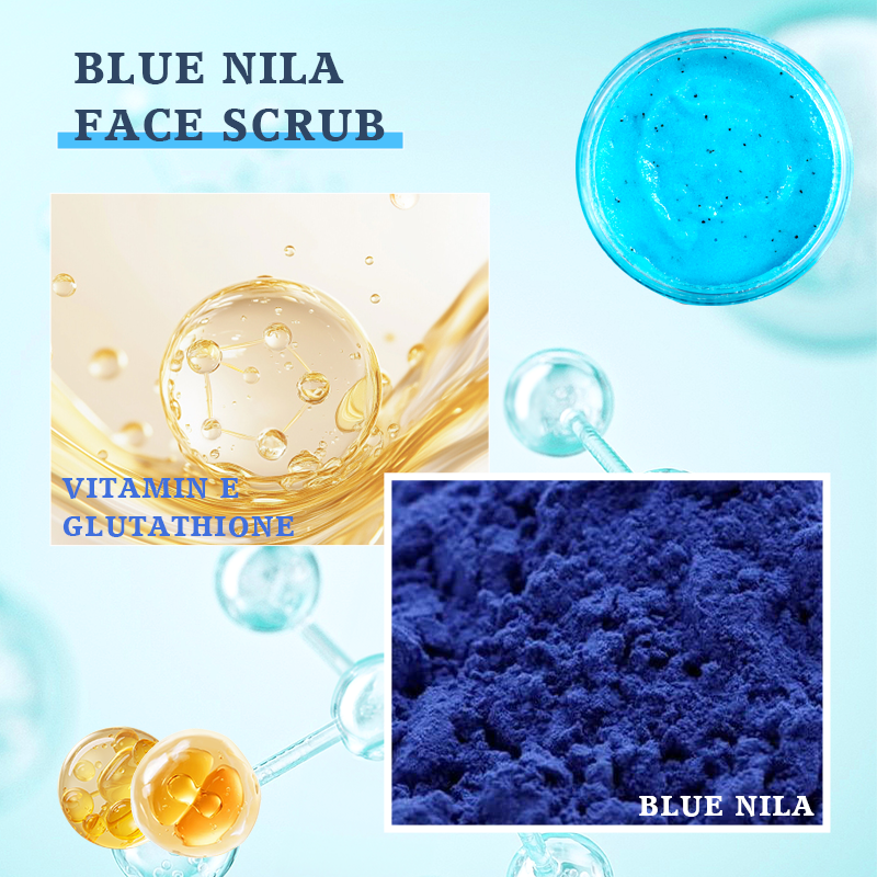 Private Label Body Bath Products Skin Whitening Exfoliating NILA Scrub Remove Dark Spots Brightening Face and Body Scrub