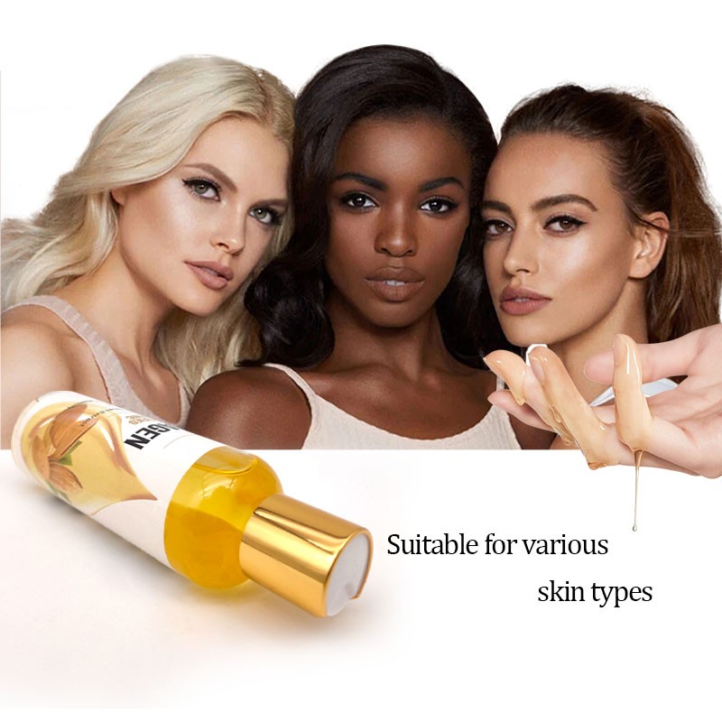 Low MOQ Custom Organic Collagen Skin Nourishing Skin Tone Lightening Face and Body Care Sweet Almond Oil for Skin Glow