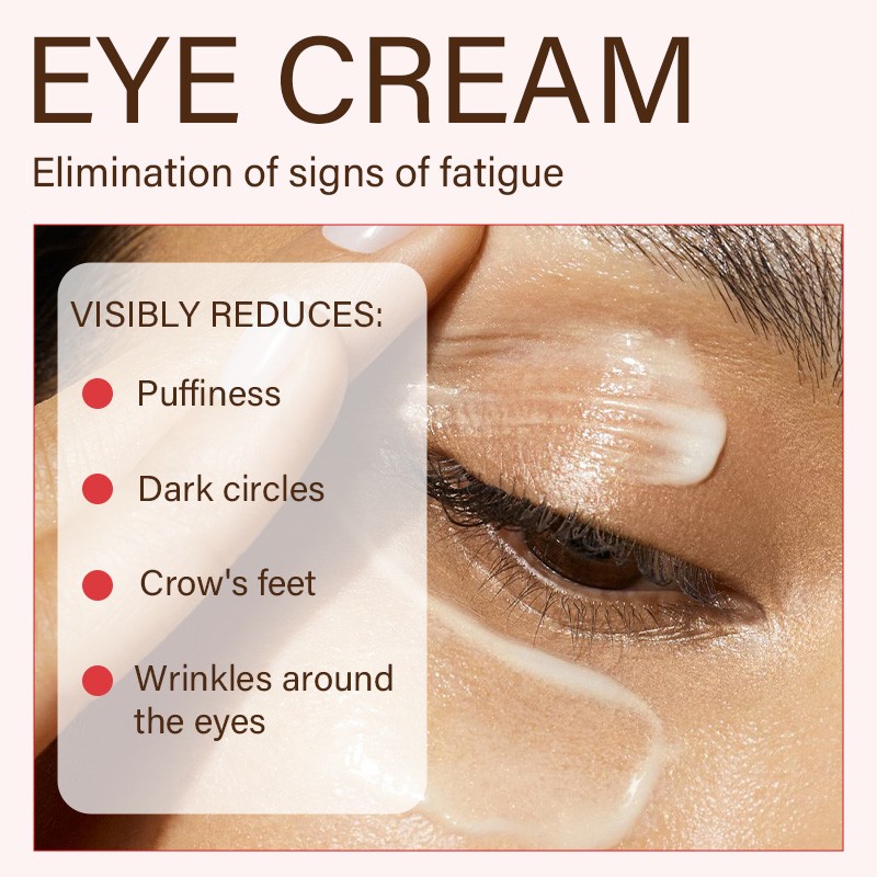 OEM Wholesale Organic Vitamin C Skin Beauty Products Korea Eye Bag Removal Cream Retinol Anti-Aging Eye Cream for All Skin Types