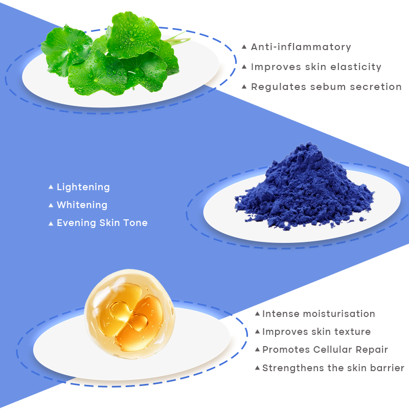 Private Label Korean Luxury Beauty Product Vitamin C Skin Whitening Exfoliating And Lightening NILA Facial Cleanser For Adults