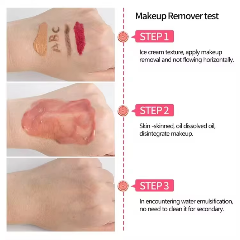 Makeup Remover Cream Manufacturer - Wholesale Natural Mild Formula Deep Cleansing Orange