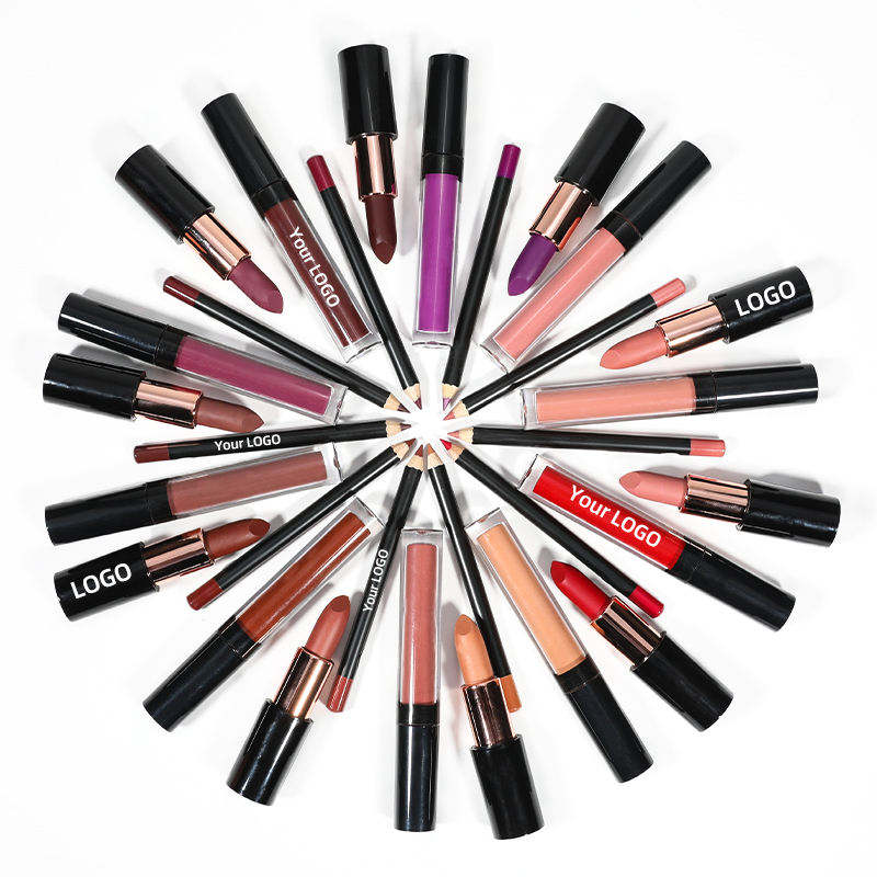 Lipstick Kit Factory - Custom Logo Private Label Smooth Matte Lipliner High Gloss