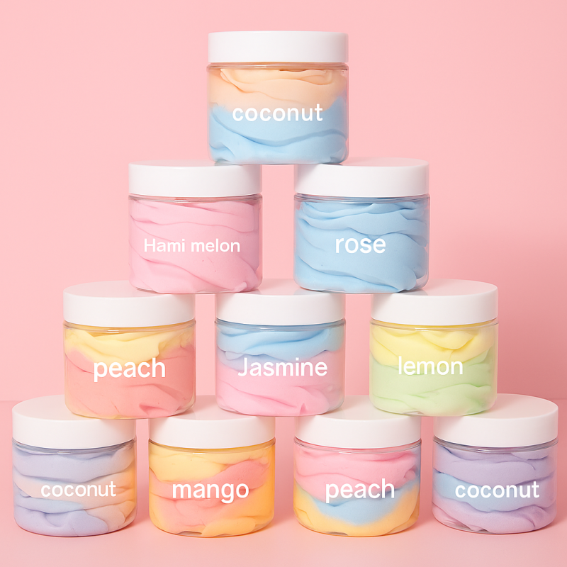 Body Butter Supplier - Wholesale Low MOQ Vegan Plant Based Rainbow Moisturizing