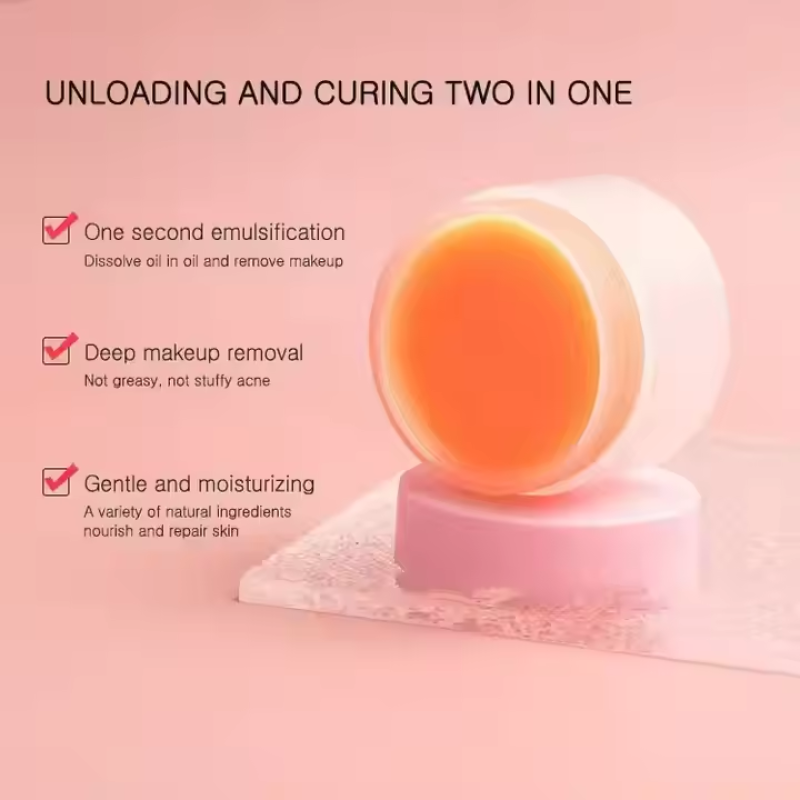 Makeup Remover Cream Manufacturer - Wholesale Natural Mild Formula Deep Cleansing Orange