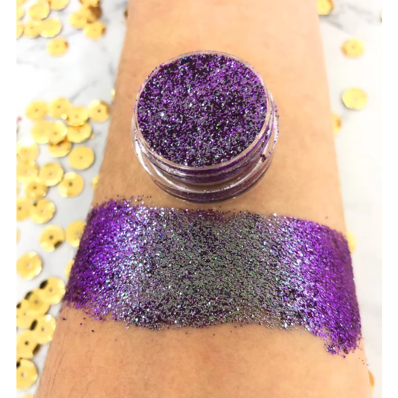 Liquid Glitter Factory - Holo Holographic Multichrome Liquid Glitter Makeup