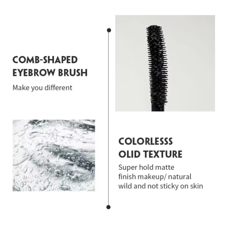 Eyebrow Gel Supplier - Wholesale Private Label Plastic Tube Bottle Black White