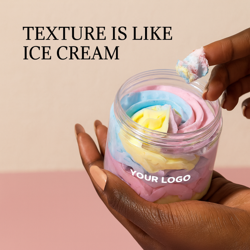 Body Butter Supplier - Low MOQ Nourishing Rainbow Moisturizing Shea Butter Vegan