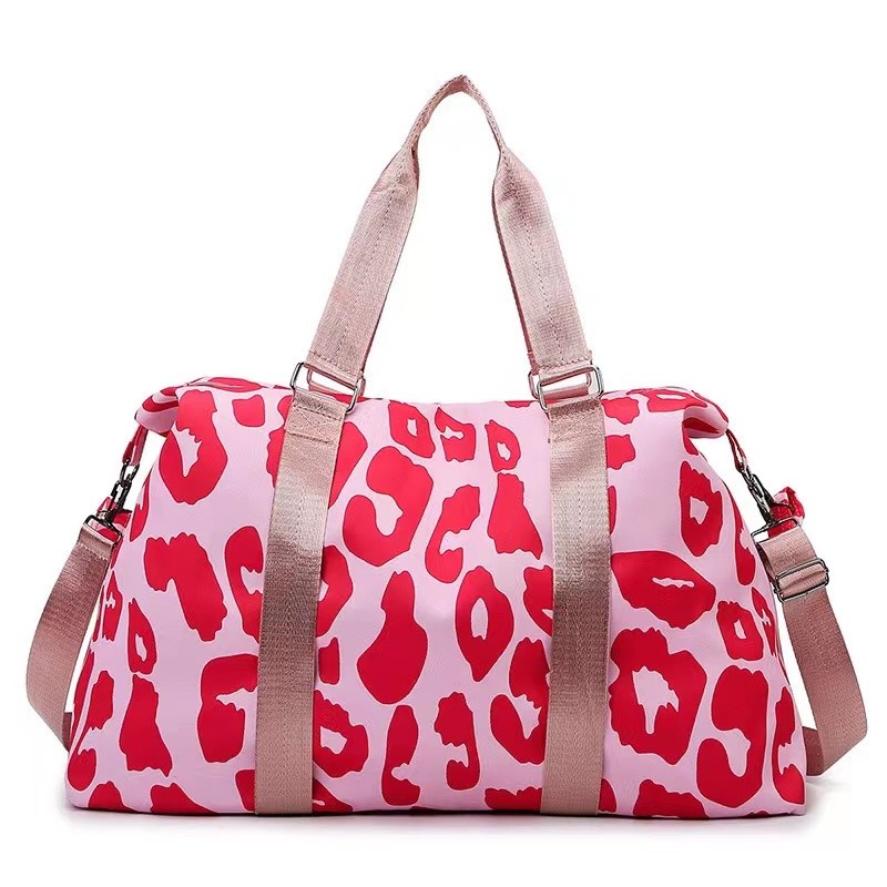 Shoulder Bag Manufacturer - Cow Print Anti splash Oxford Cloth Travel Bag Women s