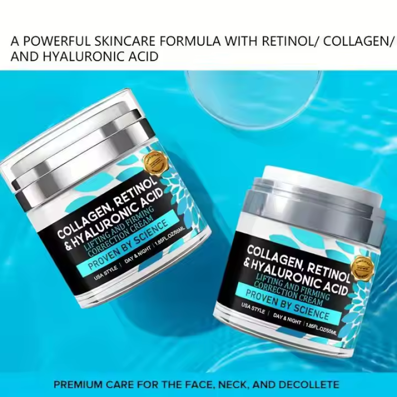 Day Cream Manufacturer - Retinol Hyaluronic Acid Firming with Vitamin C Jojoba Oil