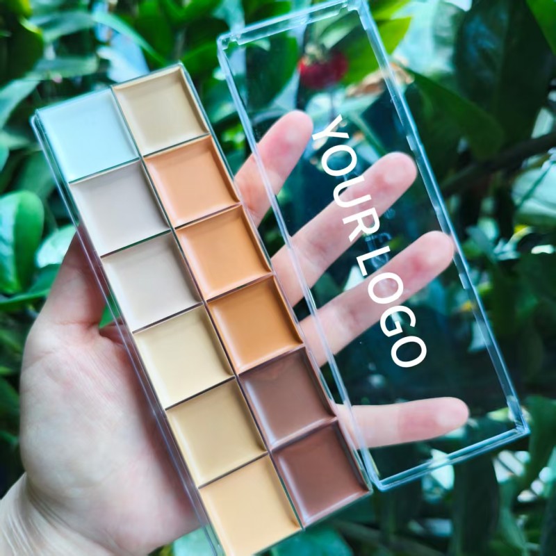 Concealer Palette Supplier - Custom Vegan Face Cream Concealer Palettes Private Label