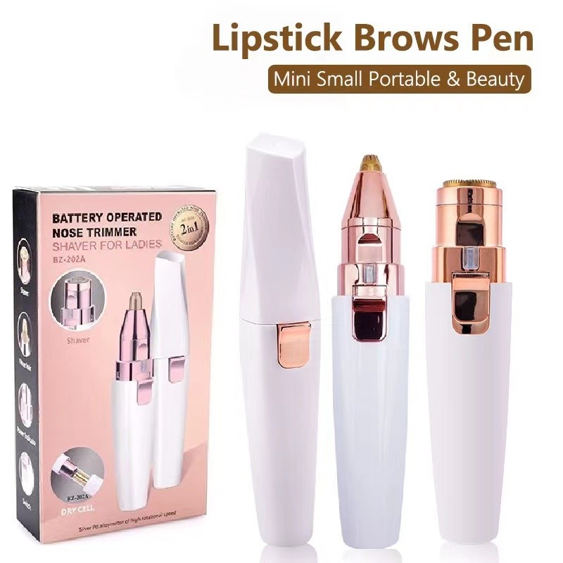 Lipstick Shaver Factory - Peach Fuzz Upper Lip Facial Hair Removal Mini for Women
