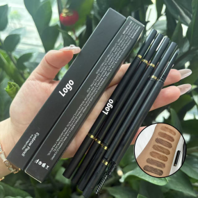 Brow Pencil Supplier - Private Label Sweatproof Brown Black With Brush Waterproof