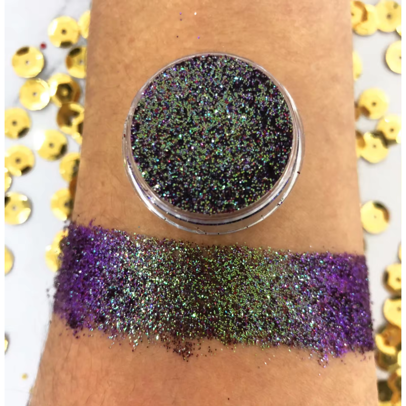 Liquid Glitter Factory - Holo Holographic Multichrome Liquid Glitter Makeup