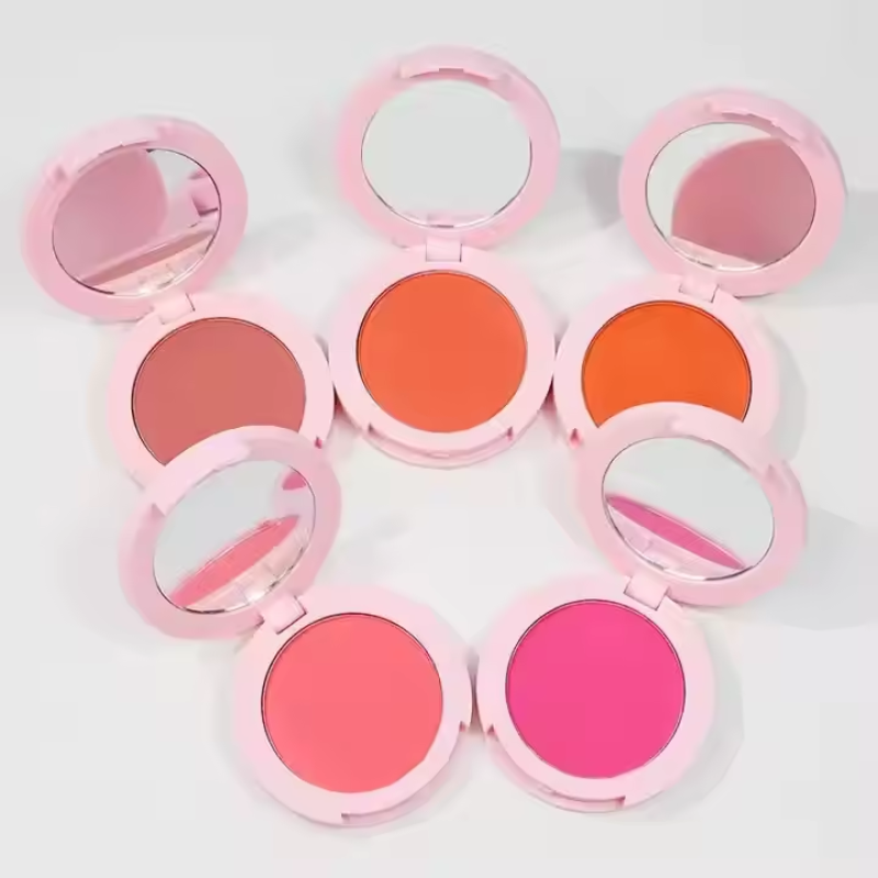 Blusher Manufacturer - New Shimmer High Quality OEM Pressed Powder Vegan Blush
