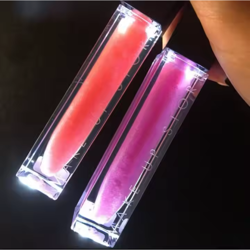 Lip Gloss Factory - Wholesale Custom Logo LED Light Tube with Mirror Glitter
