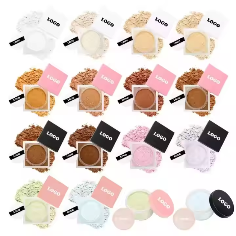 Face Powder Supplier - Girl Oil Control Loose Powder Whitening Waterproof Matte