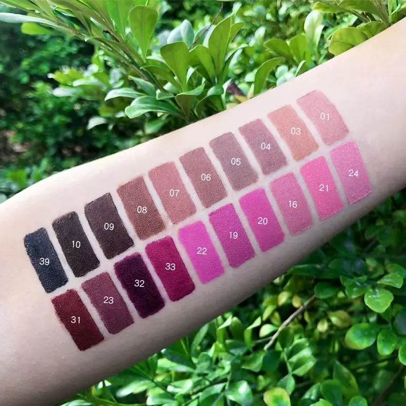 Lipliner Supplier - Your Logo Multi Colors High Pigmented Organic Natural Matte