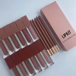 Lip Kit Manufacturer - Custom LOGO 2 in 1 Private Label Matte Liquid Lipgloss