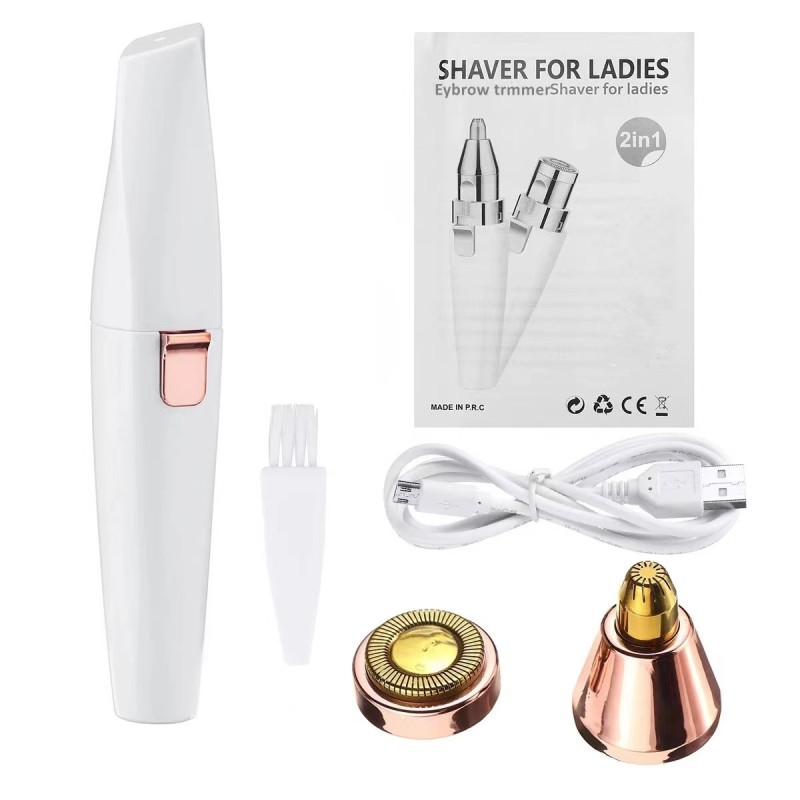 Lipstick Shaver Factory - Peach Fuzz Upper Lip Facial Hair Removal Mini for Women