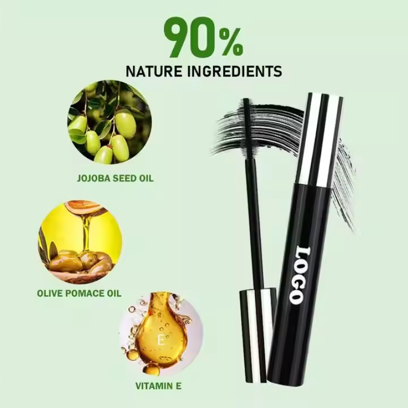 Mascara Factory - Vegan Waterproof Long Lasting Fiber Enhancer Black Liquid