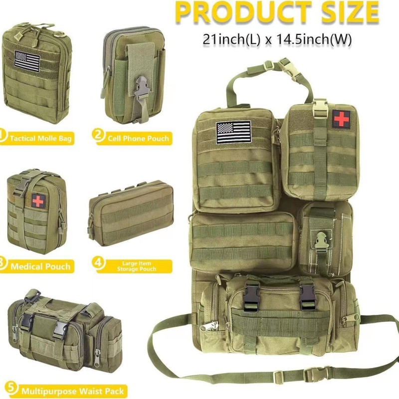 Car Organizer Manufacturer - Tactical Molle Seat Back