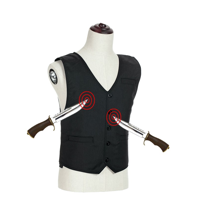 Stab Resistant Shirt Manufacturer - Sturdyarmor Black V Neck